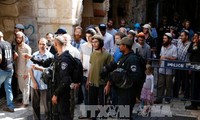 巴勒斯坦人在阿克萨清真寺与以色列安保力量发生冲突   多人受伤