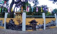Nét đẹp văn hóa Hà Nội trên những bức tường trường Phan Đình Phùng