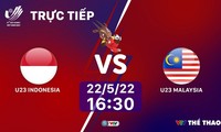 Trực tiếp U23 Indonesia - U23 Malaysia: Tranh HCĐ SEA Games 31