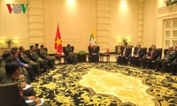 Nguyen Phu Trong rencontre le président de l’association d’amitié Myanmar-Vietnam