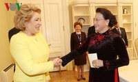 Nguyen Thi Kim Ngan rencontre des parlementaires russe et chinois