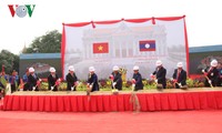 Pose de la première pierre de l’Assemblée nationale du Laos