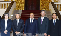 Le Premier ministre Nguyen Xuan Phuc reçoit le président de Nikkei
