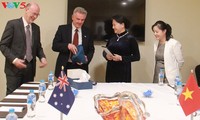 Nguyen Thi Kim Ngan rencontre la présidente de l’Association d’amitié Australie-Vietnam 