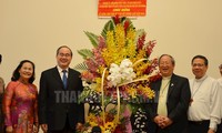 Nguyen Thien Nhan présente ses vœux de Noël à l’archevêque de Ho Chi Minh-ville