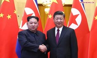 Entretien à Pékin entre Xi Jinping et Kim Jong-un