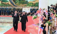 Kim Jong-un rencontre Xi Jinping à Pékin