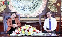 La présidente de l’Assemblée nationale visite Bac Liêu