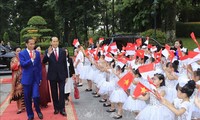 Cérémonie d’accueil en l’honneur du président indonésien