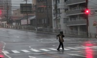 Le cœur du Japon balayé par le typhon Trami