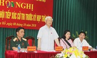 Nguyên Phu Trong rencontre l’électorat de Hanoi