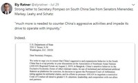 Des sénateurs américains opposés aux actions chinoises en mer Orientale