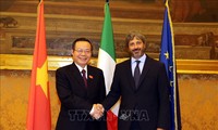 Phung Quôc Hiên reçu par le président de la Chambre des députés d’Italie 