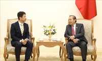 Le vice-Premier ministre Truong Hòa Binh reçoit le gouverneur de la préfecture d’Ibaraki
