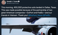 Covid-19 : Donald Trump remercie les autorités vietnamiennes