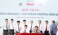  Nguyên Xuân Phuc au colloque “Vers une marque nationale pour le ginseng de Ngoc Linh”