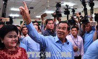 カンボジア総選挙 与党が全議席獲得 最大野党解党の中