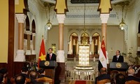 クアン主席とエジプト大統領、共同記者会見