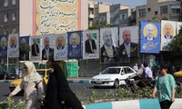 イラン大統領選投票始まる 事実上3人の争い