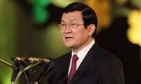 Presiden  Vietnam Truong Tan Sang memulai kegiatan-kegiatan di RDR Laos
