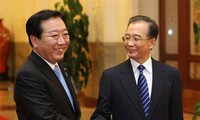 日本首相野田佳彦结束对中国的访问