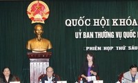 越南国会常委会第六次会议闭幕
