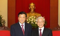 越共中央总书记阮富仲会见中国共产党代表团