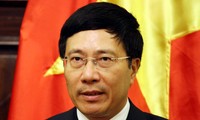越南外长范平明向中国香港特别行政区行政长官梁振英致慰问电