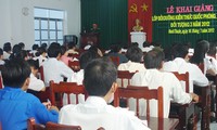 越南国防学院举行第46届国防安全知识培训班开学典礼