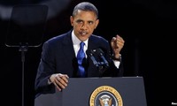 成功连任的奥巴马总统承诺将带领美国前进