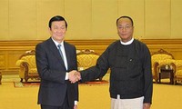 张晋创会见缅甸议会领导人