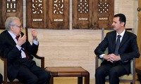 卜拉希米与叙利亚总统阿萨德就解决叙利亚危机事宜进行商讨
