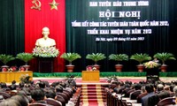 阮富仲出席越共中央宣教部工作总结会议