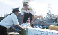海军第5区在督石岛和南游岛贺年
