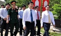 越南国家主席张晋创视察同塔省