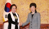 越南国家副主席阮氏缘会见韩国新总统朴槿惠