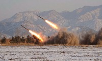 朝鲜向日本海公海上空试射短程导弹