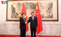 张晋创主席会见中国领导人