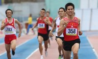 越南代表团在胡志明市国际田径公开赛上获得大胜