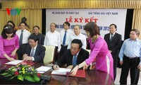 本台与越南教育培训部签署宣传合作协议