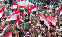 被推翻总统穆尔西的支持者在埃及全国举行抗议活动