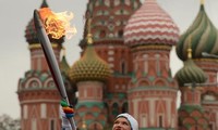 2014索契冬奥运会火炬传递到北极站