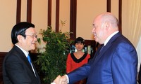 越南国家主席张晋创会见俄罗斯总统特使