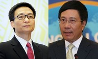 越南政府总理向国会会议推荐武德担和范平明两位部长担任政府副总理职务