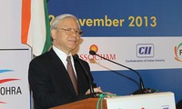 越共中央总书记阮富仲：越南一向欢迎印度投资者