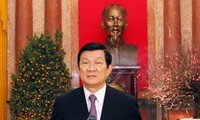 越南国家主席张晋创发表新年贺词