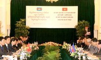 越南和柬埔寨加强经济、文化、科技合作
