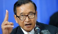 柬埔寨国会谴责反对党领导人桑兰西