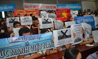 越南各阶层人民谴责中国在东海的错误行为
