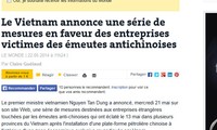 法国媒体：越南可能采取法律行动反对中国